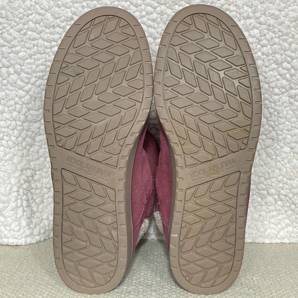 Koolaburra by UGG Kid's Plum Suede w/2 Straps & Fleece Lined Ankle Boots SZ US 3 - Picture 8 of 12